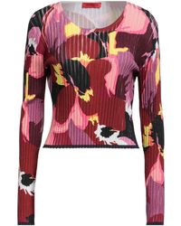 MAX&Co. - Multicolored Long-Sleeve Knit Top - Lyst