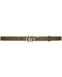 Gucci - Gg Milano Thin Belt - Lyst