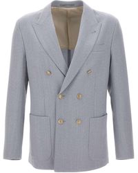 Eleventy - Long-Sleeved Suit Jacket - Lyst
