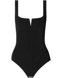 Galvan London - Freya Stretch-Knit Bodysuit - Lyst