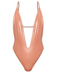 DIESEL - Spaghetti-Strap One-Piece Swimsuit - Lyst