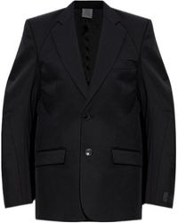 Vetements - Padded-Shoulder Wool Blazer - Lyst