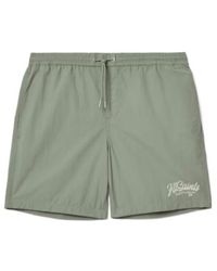 AllSaints - Odyssey Slim Fit Swim Shorts - Lyst