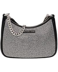 Michael Kors - Michael Embellished Chain Linked Shoulder Bag - Lyst