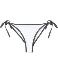 Brunello Cucinelli - Side-Tie Bikini Bottoms - Lyst