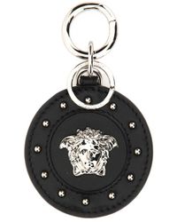 Versace - Medusa Head Plaque Keyring - Lyst