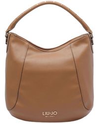 Liu Jo - Logo Lettering Hobo Bag - Lyst