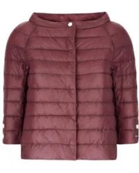 Herno - Elsa Padded Jacket Cape - Lyst