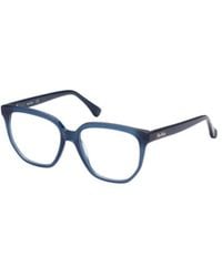 Max Mara - Square Frame Glasses - Lyst