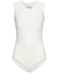 Maison Margiela - Sleeveless Crewneck Bodysuit - Lyst