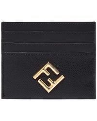 Fendi - Ff Diamonds Open Top Card Case - Lyst