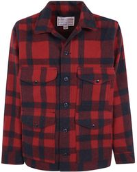 Filson - Long-Sleeved Plaid Casual Jacket - Lyst