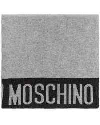 Moschino - Logo-Detail Scarf - Lyst