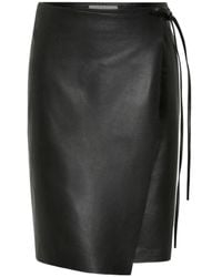 St. Agni - Piping Tie-Waist Skirt - Lyst