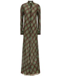 Dries Van Noten - Dalima Checked Shirt Dress - Lyst