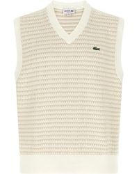 Lacoste - Sleeveless Vest - Lyst
