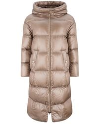 Herno - Long-Sleeved Hooded Down Jacket - Lyst