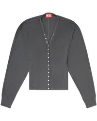 DIESEL - Tencel-Blend Cardigan Top With Batwing Sleeves - Lyst