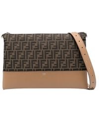 Fendi - Ff Motif Medium Clutch Bag - Lyst