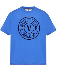 Versace Jeans Couture - Couture Logo Printed Crewneck T-Shirt - Lyst