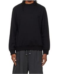 WOOYOUNGMI - Logo-Print Long-Sleeve Sweatshirt - Lyst