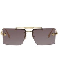 Versace - Gradient Rectangle-Frame Sunglasses - Lyst