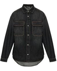 Palm Angels - Western Pocket Denim Shirt - Lyst