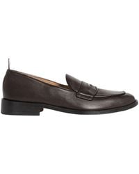 Thom Browne - Grosgrain-Loop Trim Loafers - Lyst