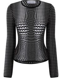Marine Serre - Moon Jacquard Knit Cover-Up - Lyst