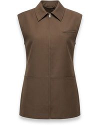 AYA MUSE - Elastical Plain Weave Jacket - Lyst