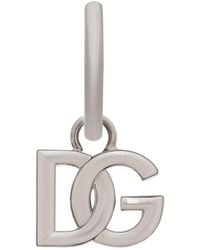 Dolce & Gabbana - Dg Logo Mono Earring - Lyst