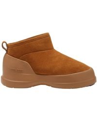 Moon Boot - Luna Suede Low-Top Snow Boots - Lyst