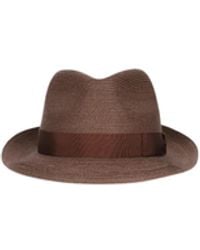 Borsalino - Logo Hat - Lyst