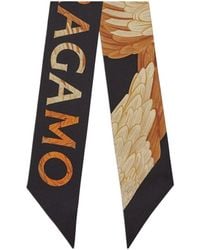 Ferragamo - Logo Scarf - Lyst