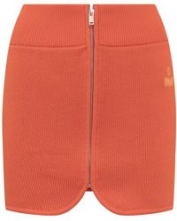 Isabel Marant - Isabel Marant Étoile Olgane Zipped Mini Skirt - Lyst