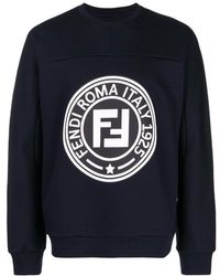 Fendi - Ff Printed Hoodie - Lyst