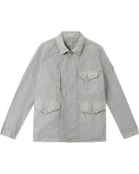 Stone Island - Field Jacket With Soft Feel And Anti-Drop - Lyst