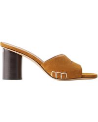 JW Anderson - Loafer Suede Mules - Lyst