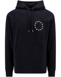 Etudes Studio - Études Studio Logo Embroidered Drawstring Hoodie - Lyst
