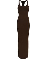 Jacquemus - Croc-Effect Racerback Maxi Dress - Lyst