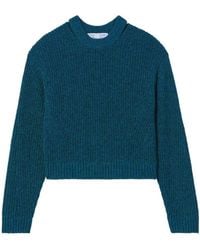 Proenza Schouler - Label Cut-Out Crewneck Jumper - Lyst