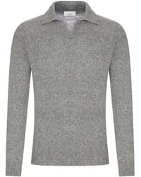 Roberto Collina - Polo Collar Knit Sweater - Lyst