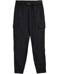 Y-3 - Twill Cuffed Pants - Lyst