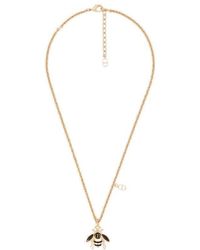Dior - Bee Pendant Necklace - Lyst
