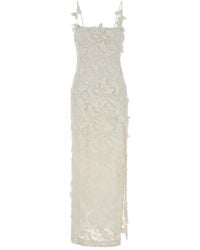 Blumarine - Macramé Lace Maxi Dress - Lyst