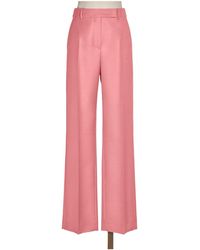Max Mara - Trousers Made Of Wool, Mohair And Silk Blend - Lyst