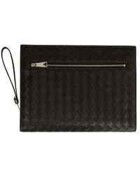 Bottega Veneta - Intrecciato Woven Document Holder - Lyst