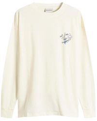 Drole de Monsieur - Drôle De Monsieur Esquisse Slogan Long Sleeve T-Shirt - Lyst