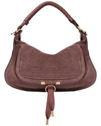 Chloé - Chloé Small Marcie Shoulder Bag - Lyst