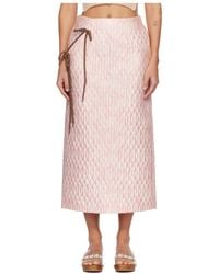 Simone Rocha - Quilted Pencil Skirt - Lyst